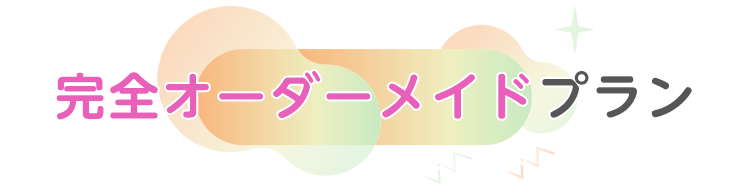 完全オーダーメイドプラン